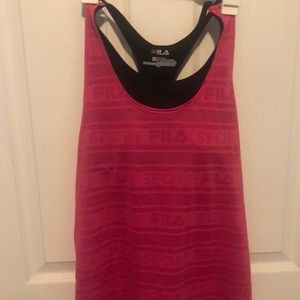 Fila sports bra and attached tank